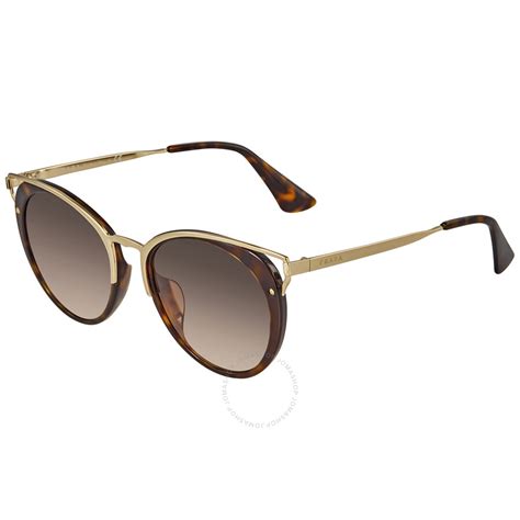 Prada PR 66TSF Women's Sunglasses Striped Brown/Brown 